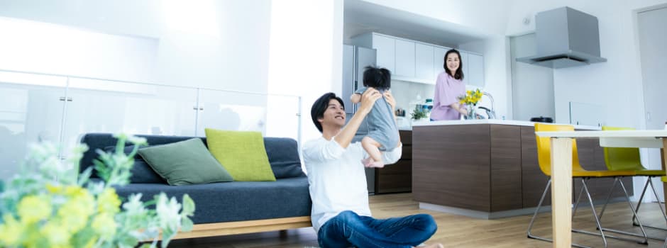 家族団欒、のびのびと寛げる空間へ